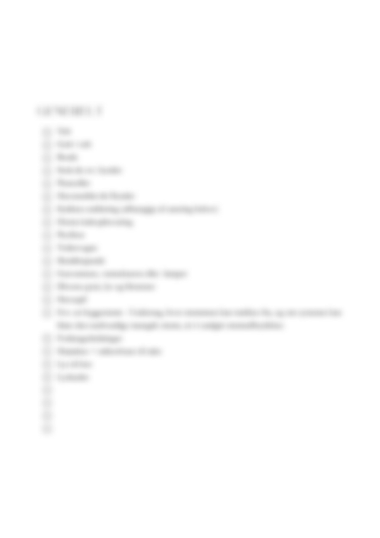 Checkliste til Jeres Teltbryllup