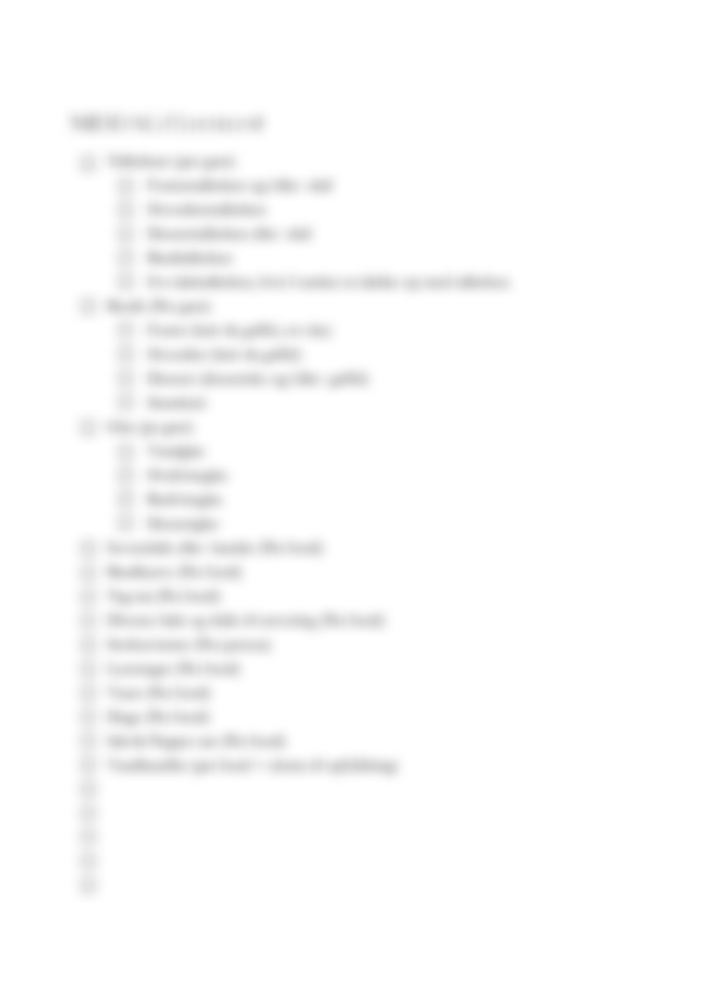 Checkliste til Jeres Teltbryllup