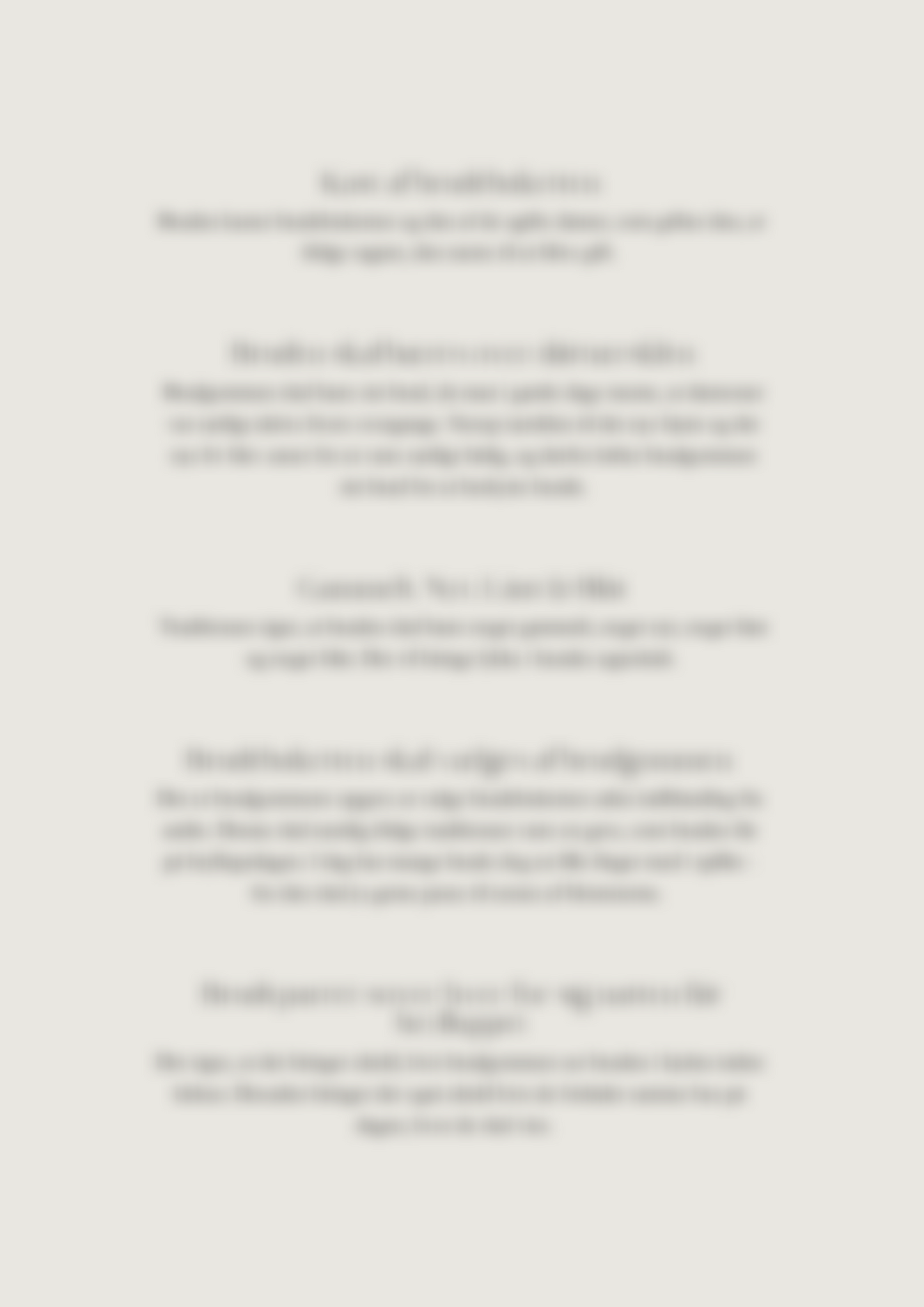 Danske Bryllupstraditioner