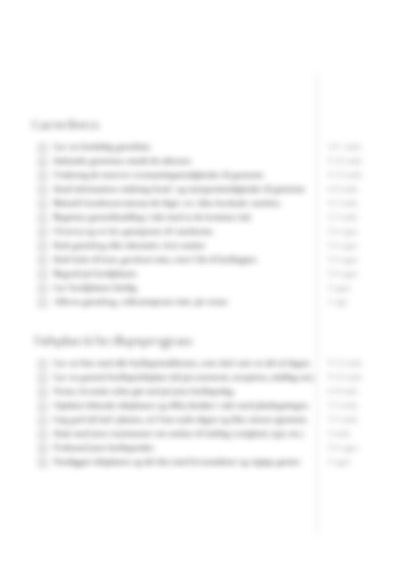 Checkliste til bryllupsplanlægningen